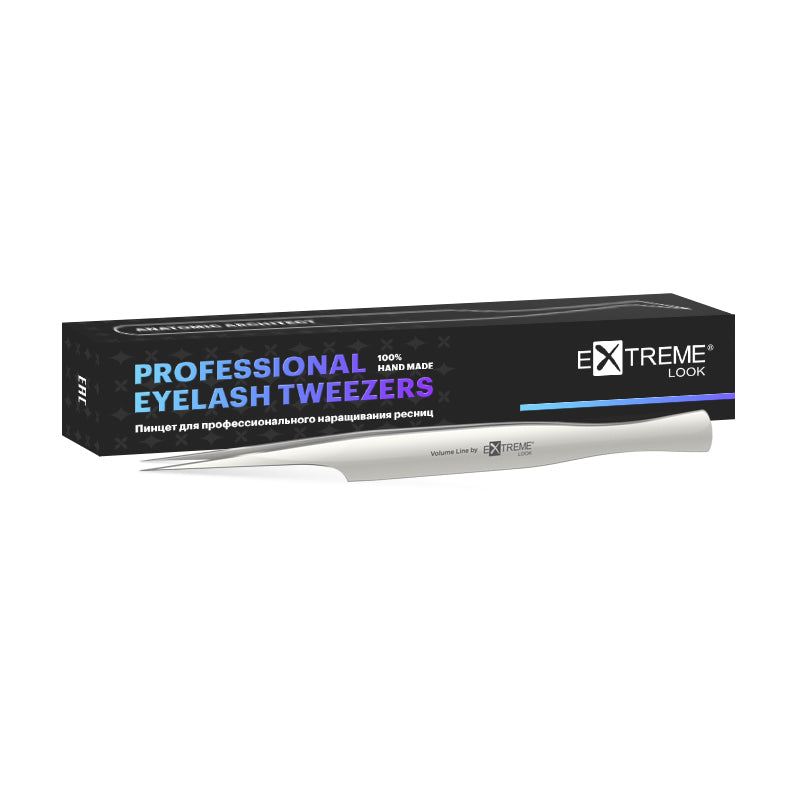 Extreme Look eyelash extension tweezers - "Lady Pro" / Straight Tip