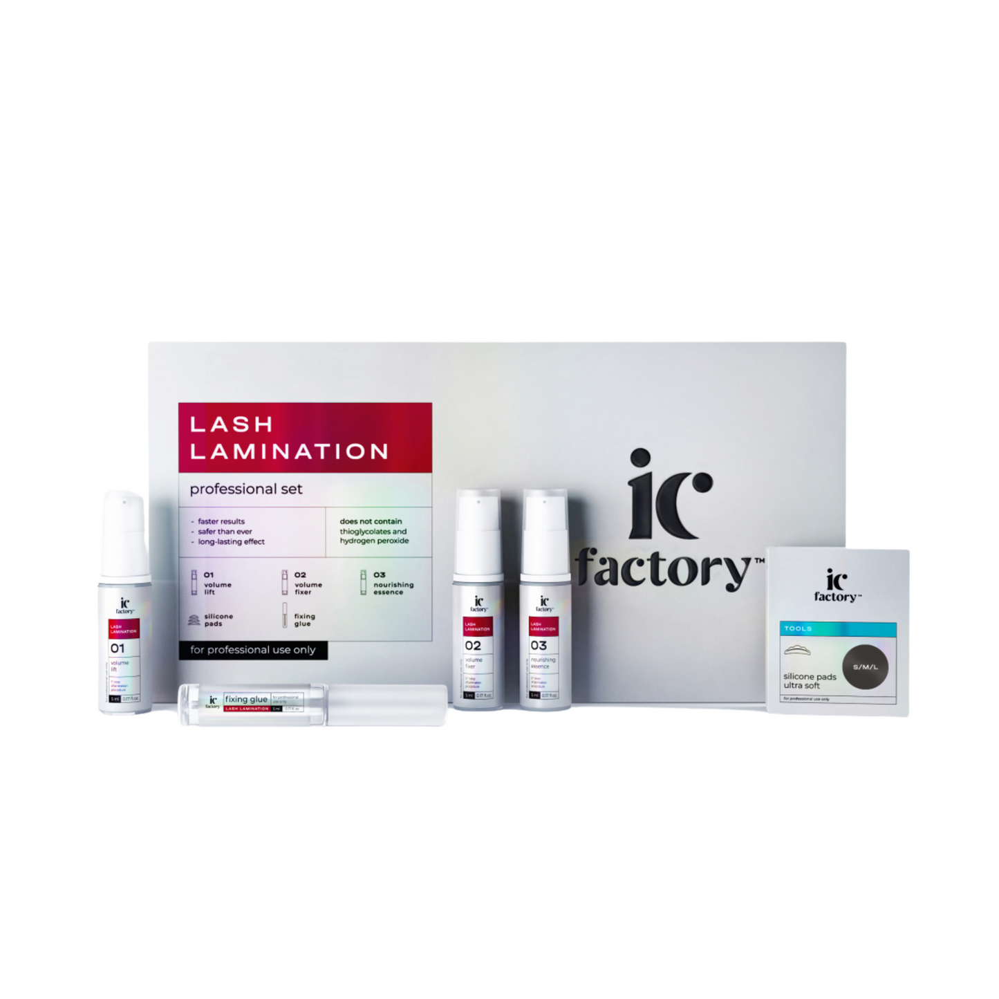 LASH LAMINATION IC FACTORY Eyelash Lamination Kit