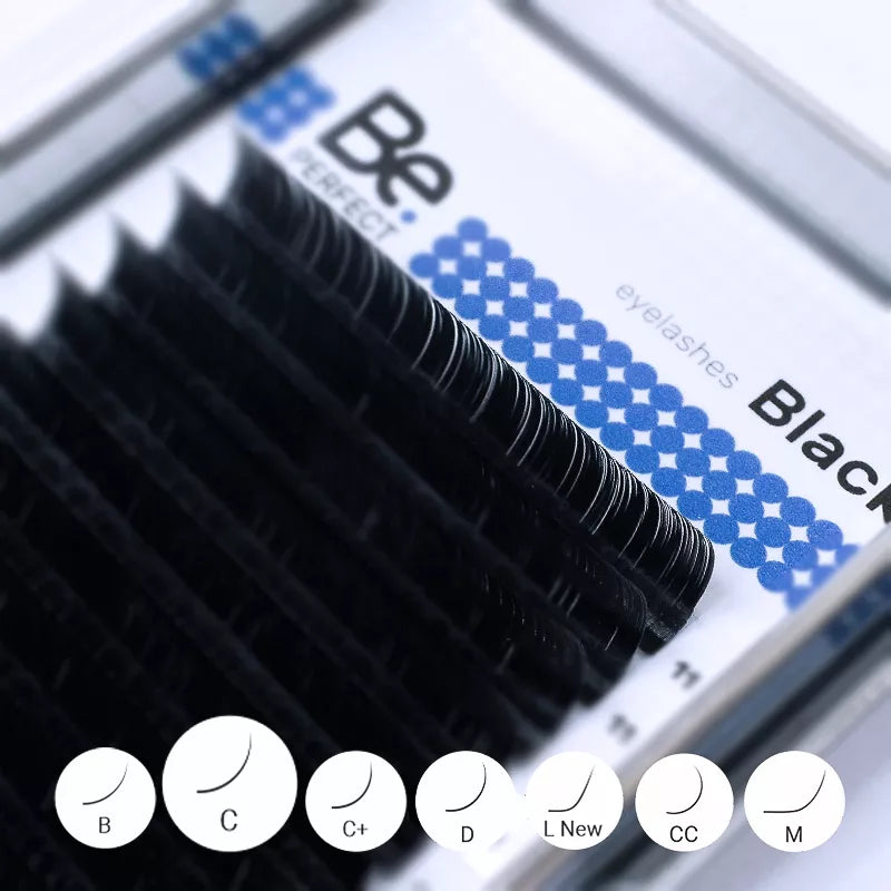 Be Perfect Black Eyelash Extensions - 16 lines