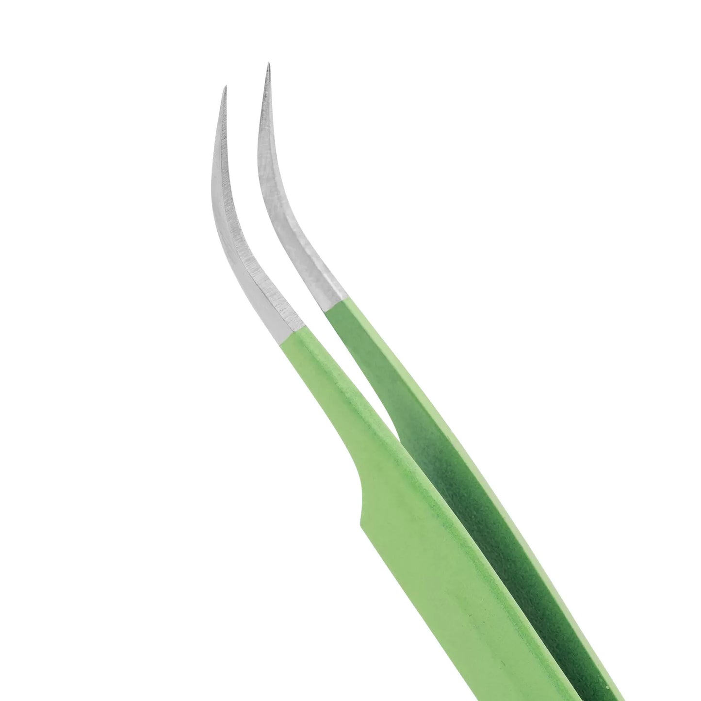 Barbara Eyelash Extension Tweezers Set - "Light Green"