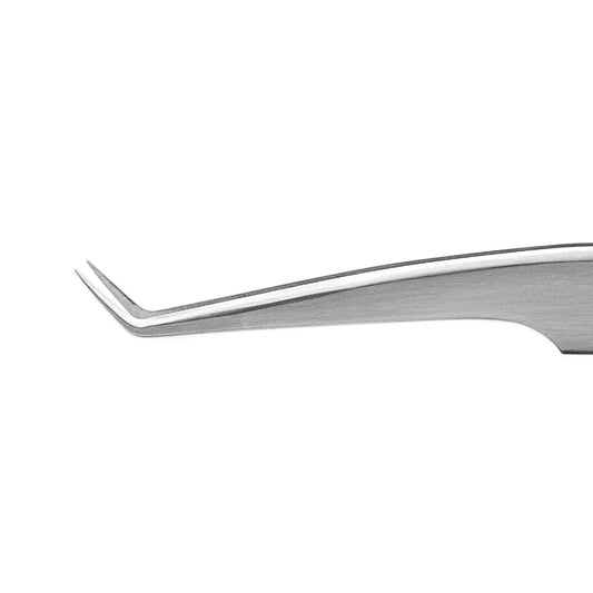 Lovely eyelash extension tweezers - "L - 5mm Soft" / Angled Tip