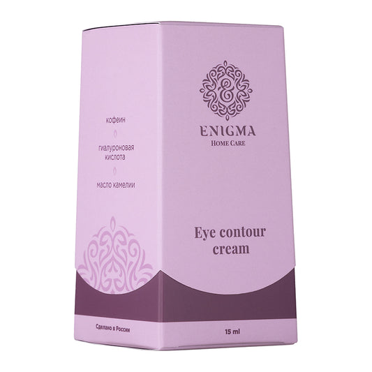 Crema contorno occhi "Enigma Home Care" con caffeina e acido ialuronico (15 ml)