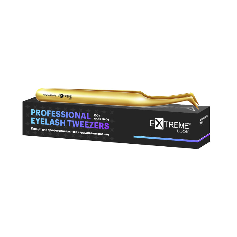 Pinzetta extension ciglia Extreme Look - "Gold Delicious" / Tipo L