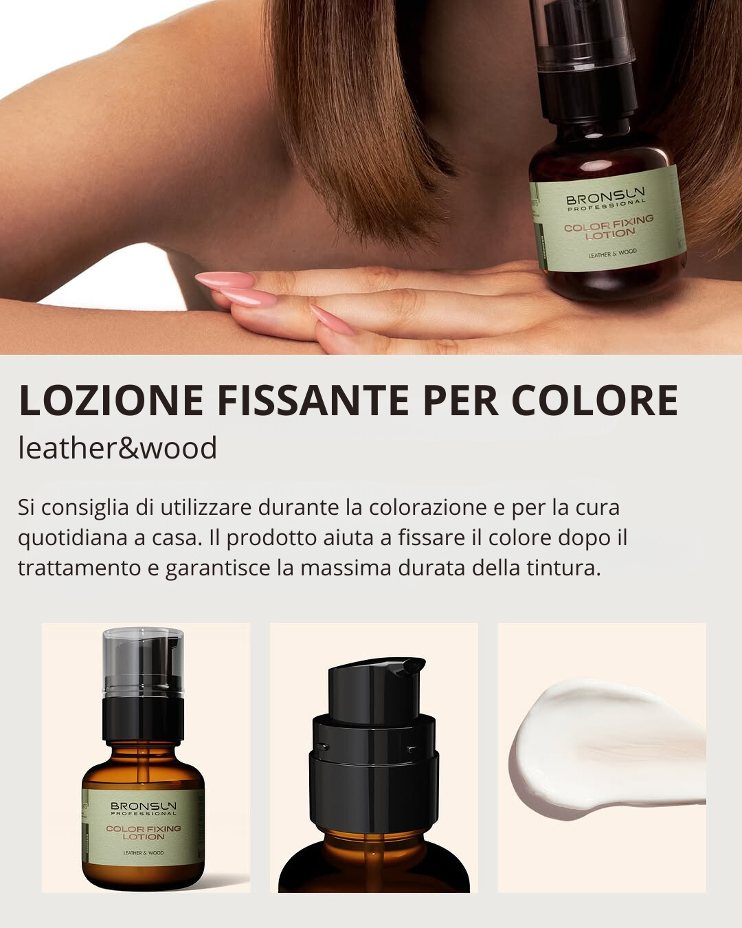 LEATHER&WOOD BRONSUN Eyebrow Color Fixing Lotion, 50 ml