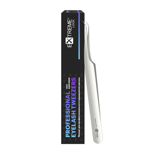 Extreme Look eyelash extension tweezers - "Volume 7" / Angled tip