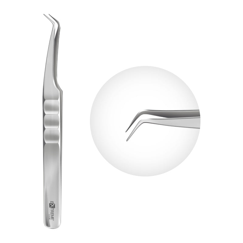 Pinzetta extension ciglia Extreme Look - "Triple Grip" Super top S" / Tipo L