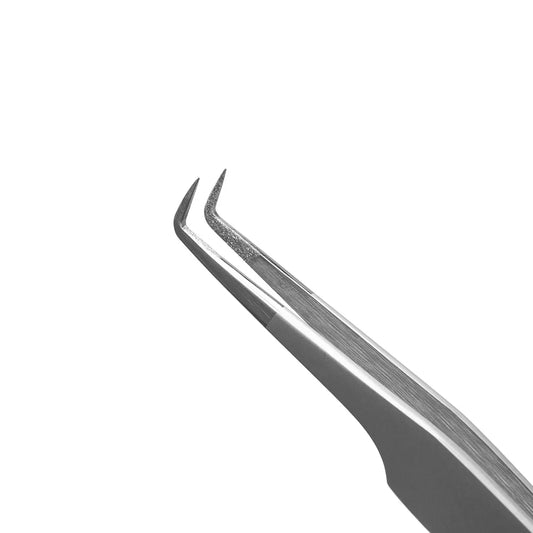 Lovely Diamond Edition Eyelash Extension Tweezers - "Г" - 5mm Soft" / Angled Tip