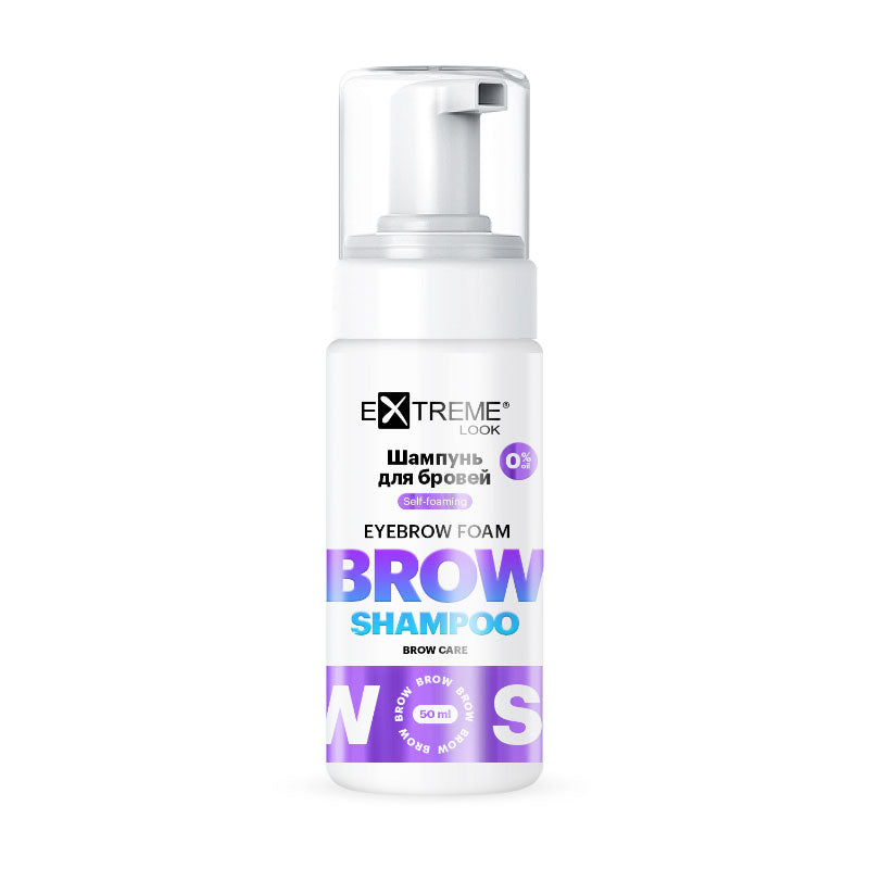 Eyebrow Shampoo with Hydrophilic Oils and Detox Effect - Extreme Look, 50ml