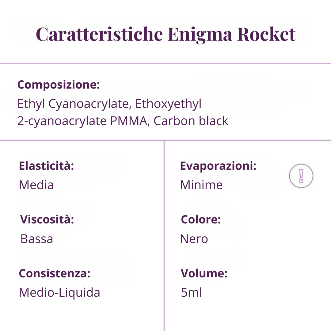 Enigma "Rocket" - Professional Glue for Eyelash Extensions
