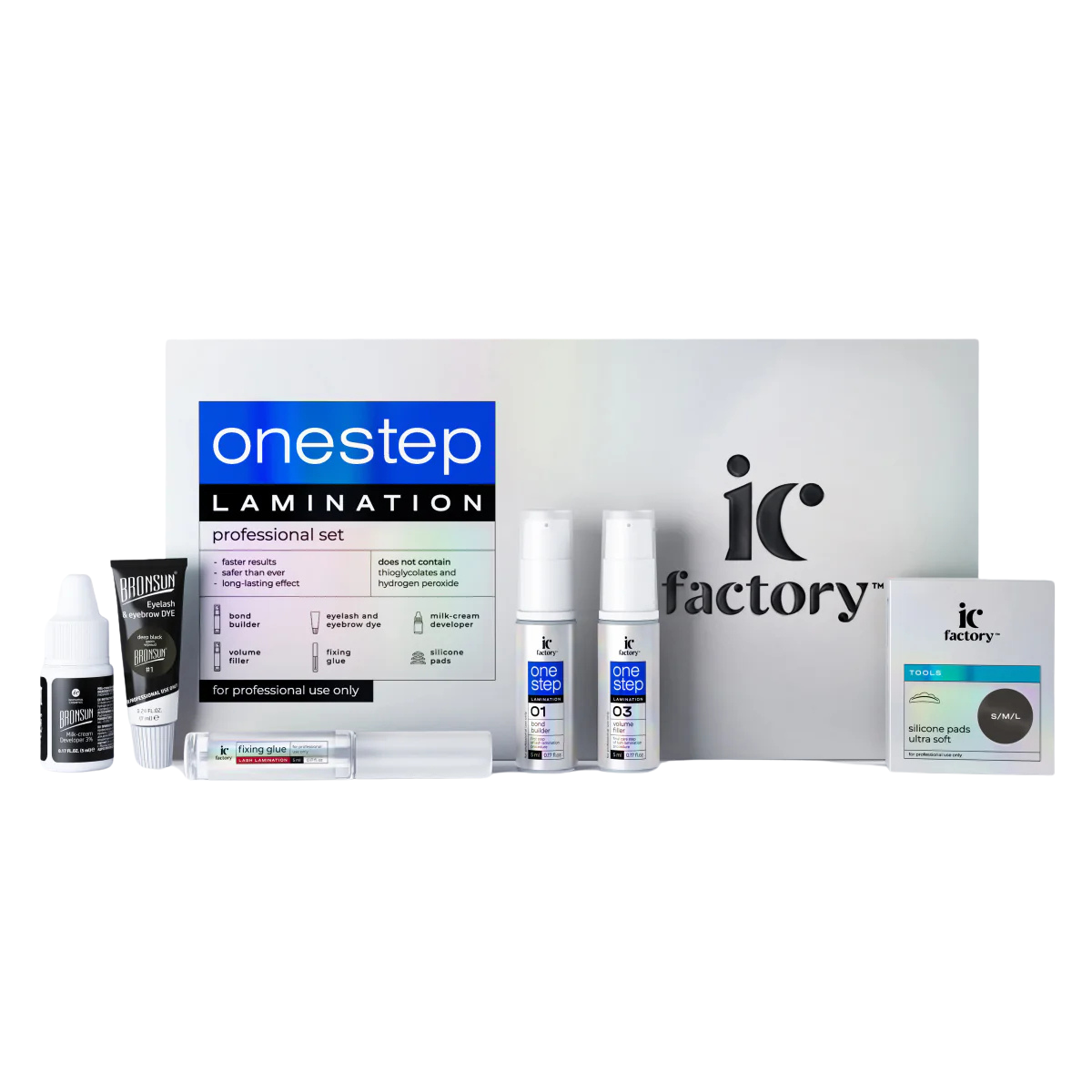 ONE STEP LAMINATION IC FACTORY Eyelash Lamination Kit