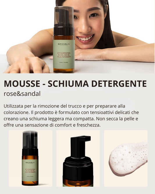 ROSE & SANDAL BRONSUN Eyebrow Cleansing Mousse - 100 ml
