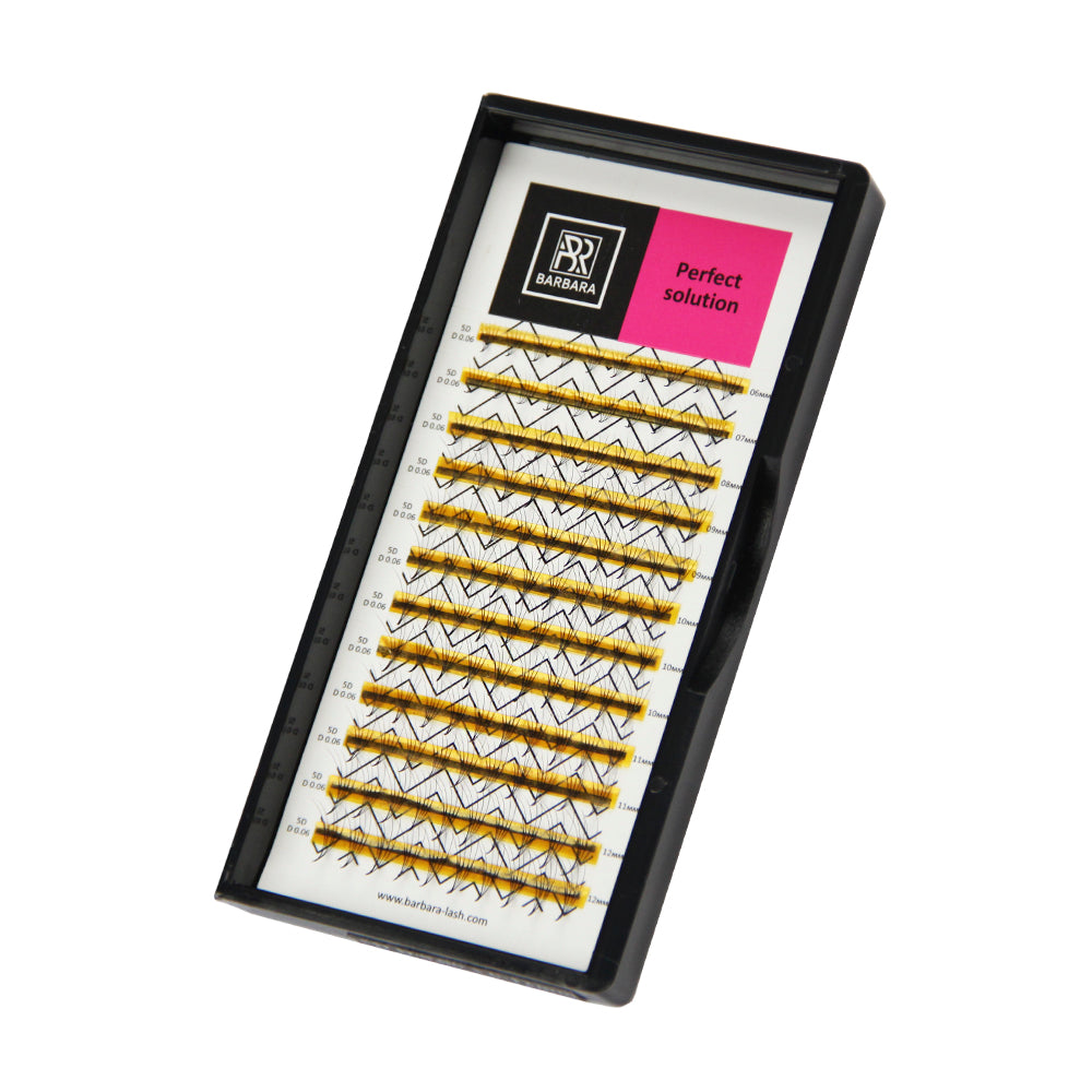 Ventagli Pronti Neri Barbara "Perfect Solution 5D" – 12 Linee MIX