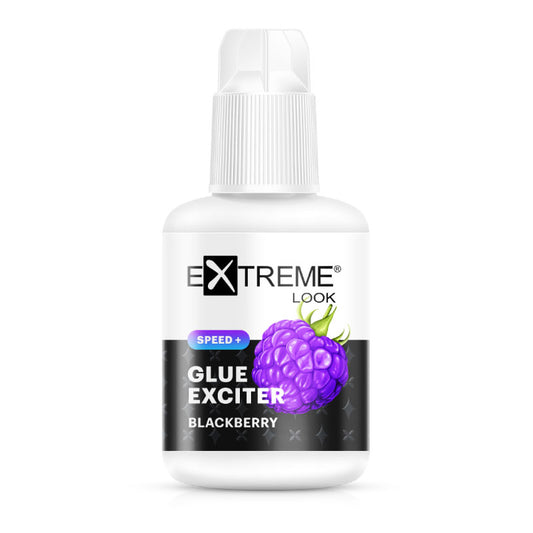 Flacone di acceleratore protettivo per colla extension ciglia Blackberry Exciter del brand Extreme Look.