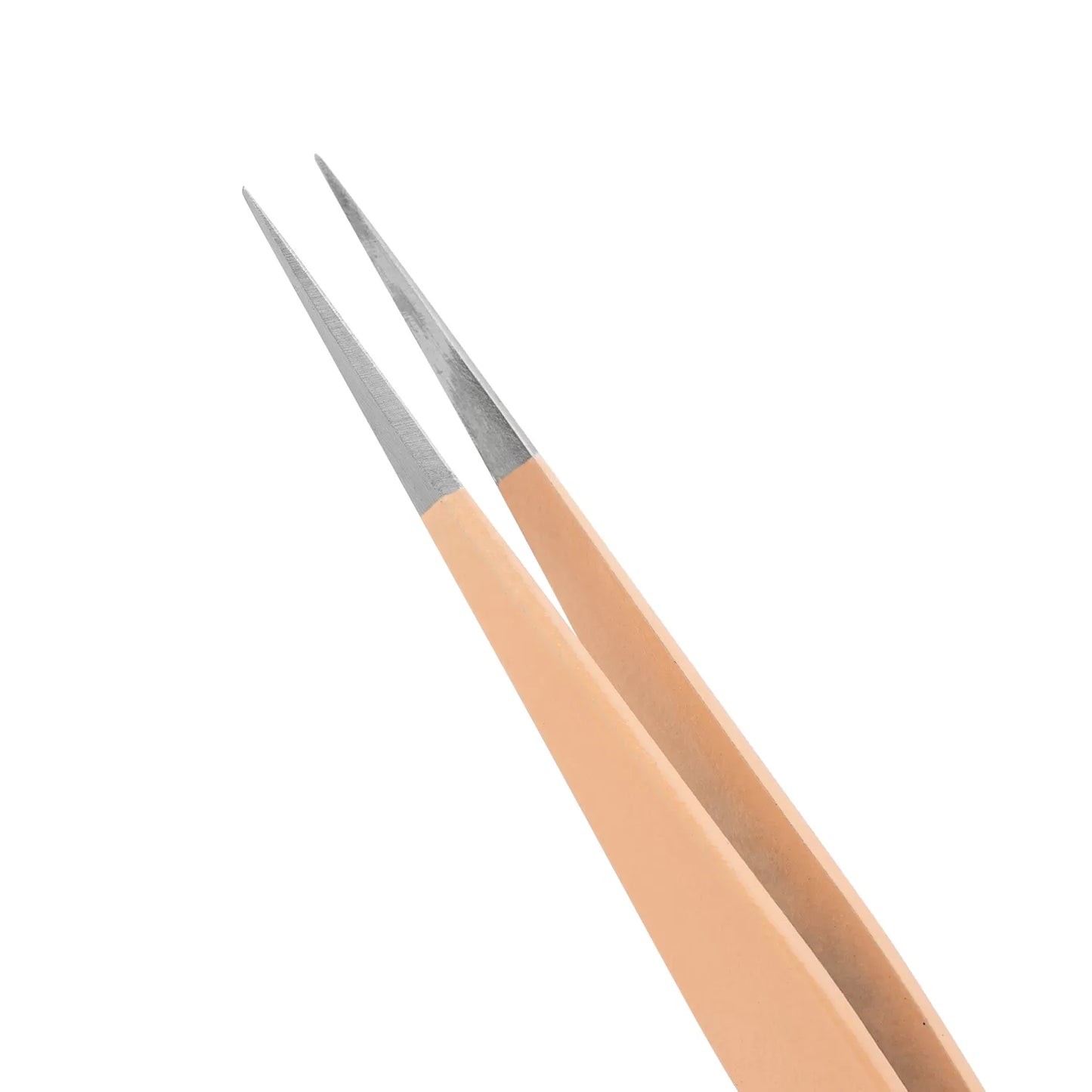 Barbara Wimpernverlängerungspinzetten-Set – „Peach“