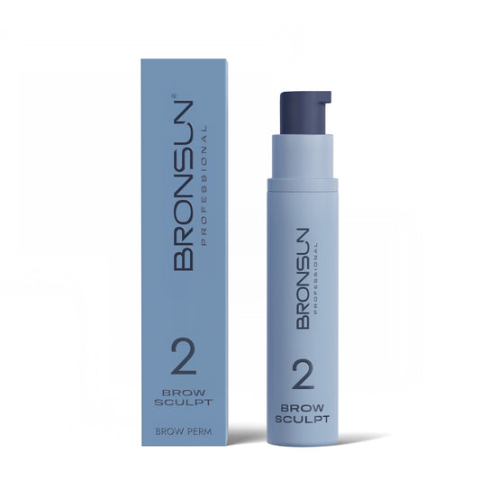 Bronsun Brow Sculpt Step 2 laminazione sopracciglia flacone con dosatore 10 ml