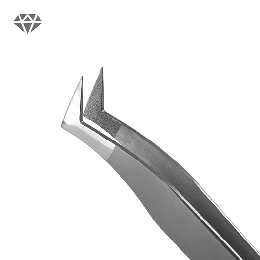 Pinzetta extension ciglia Lovely - Stivaletto "Soft" - Diamond Edition