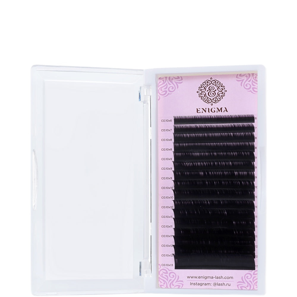 Enigma Black Eyelash Extensions - 16 Lines