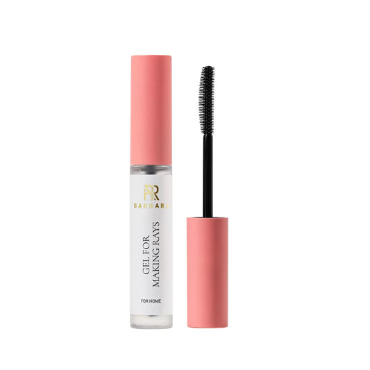 Gel effetto raggi Barbara 10ml con scovolino in silicone, applicatore per definire ciglia effetto wet e laminazione