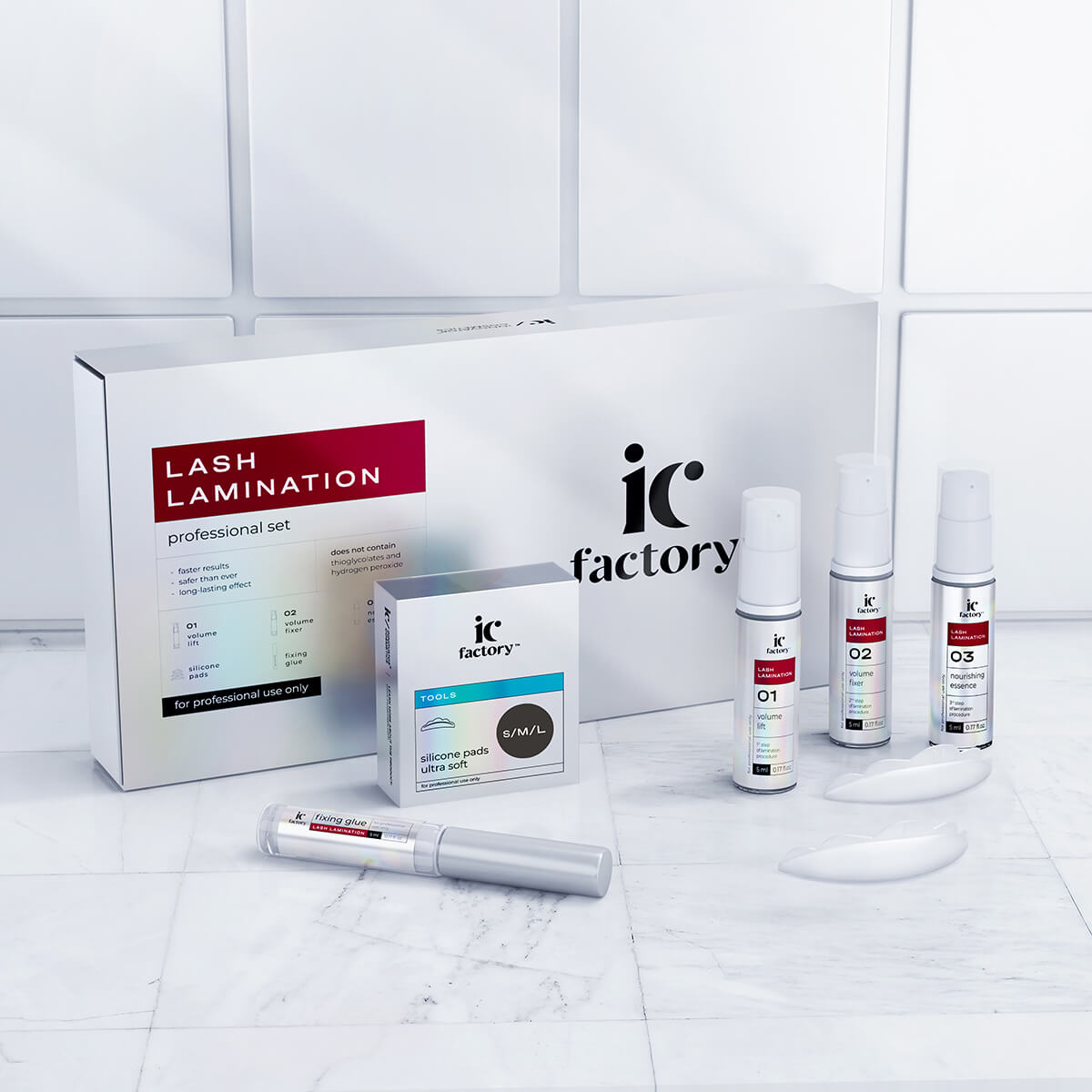 LASH LAMINATION IC FACTORY Eyelash Lamination Kit