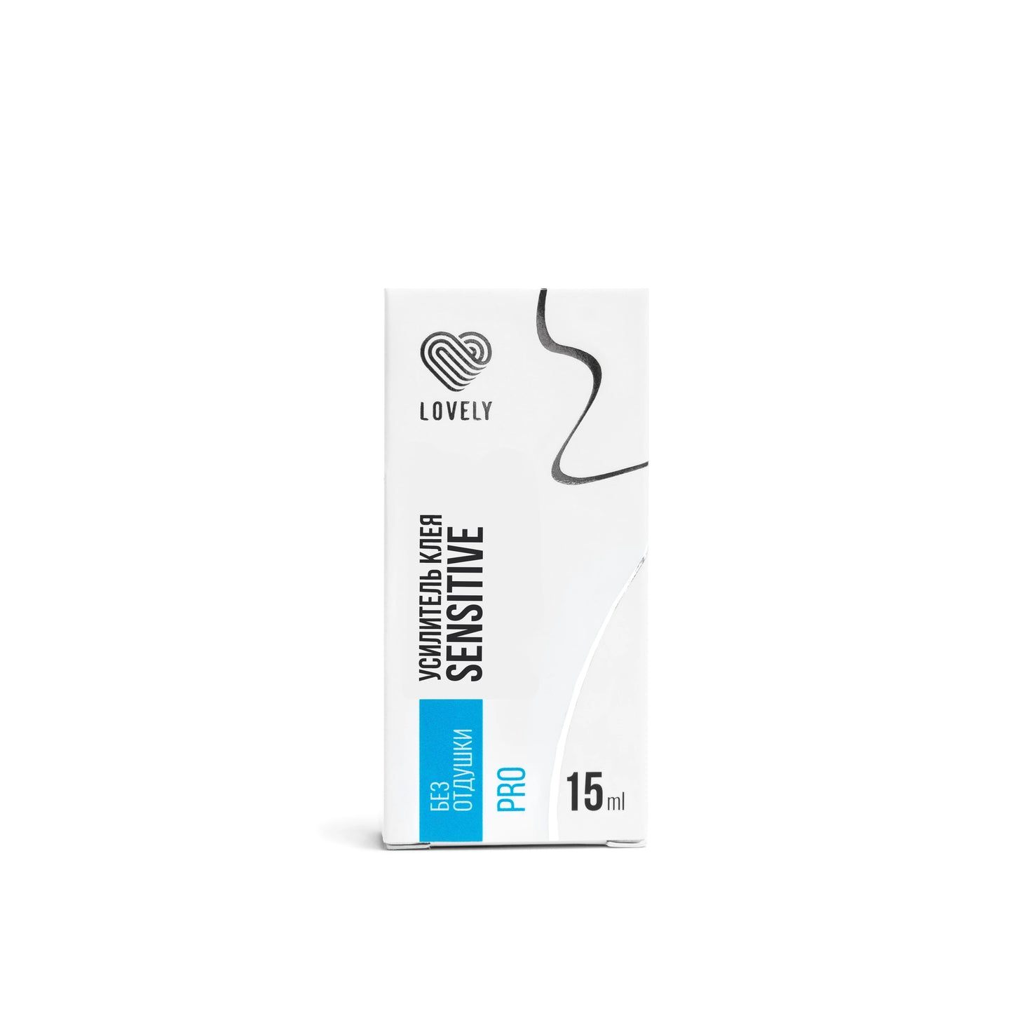 Packaging esterno del potenziatore Lovely Sensitive che evidenzia la formula delicata per occhi sensibili e il pH 5.0.