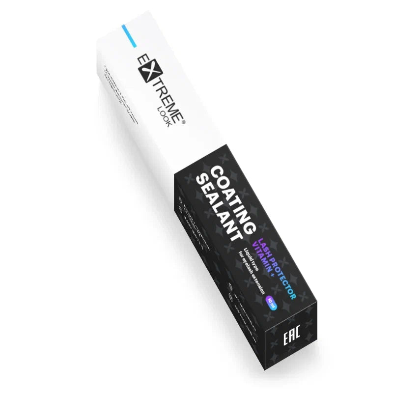 Scatola esterna del fissante trasparente per extension ciglia Vitamin+ di Extreme Look.