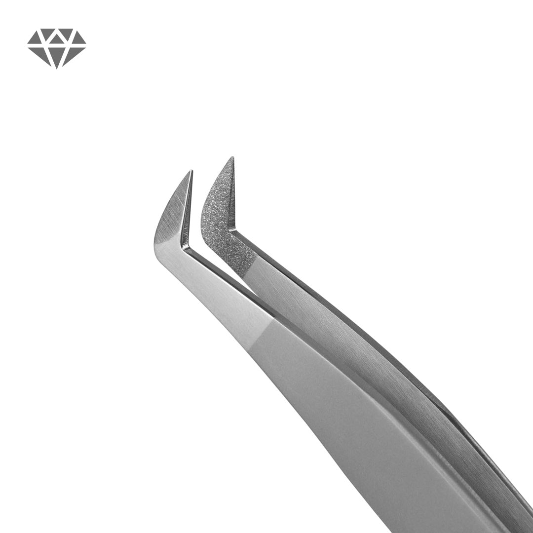 Pinzetta extension ciglia Lovely - Stivaletto Tondo "Soft" - Diamond Edition