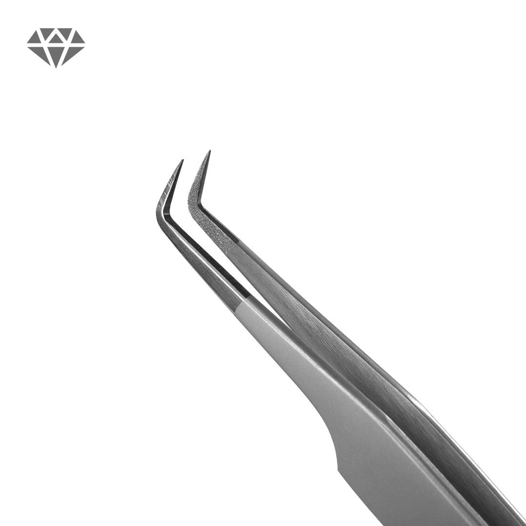 Pinzetta extension ciglia Lovely - tipo "Г - 7mm Soft" - Diamond Edition