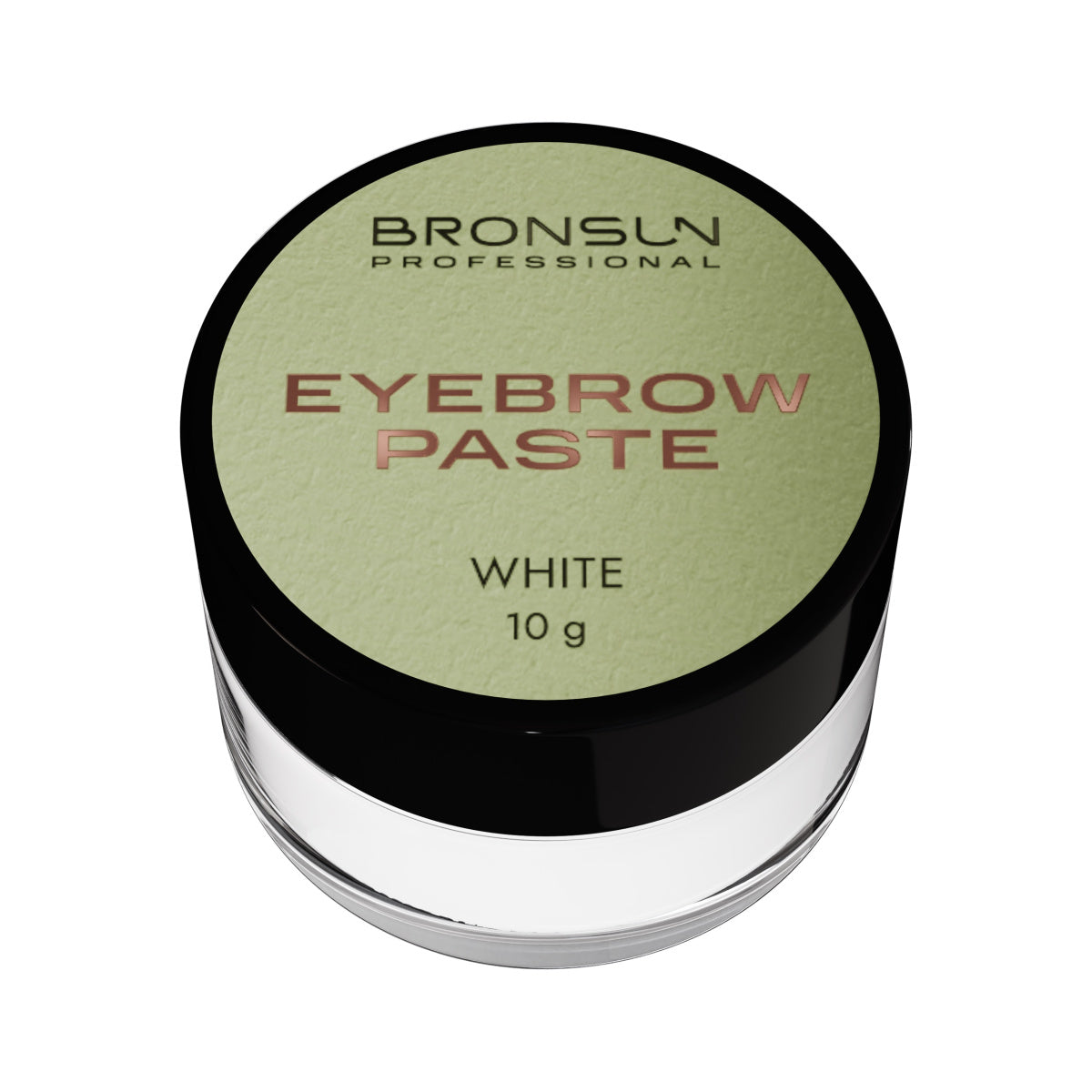 BRONSUN Augenbrauenpaste, weiße Farbe, 10 g
