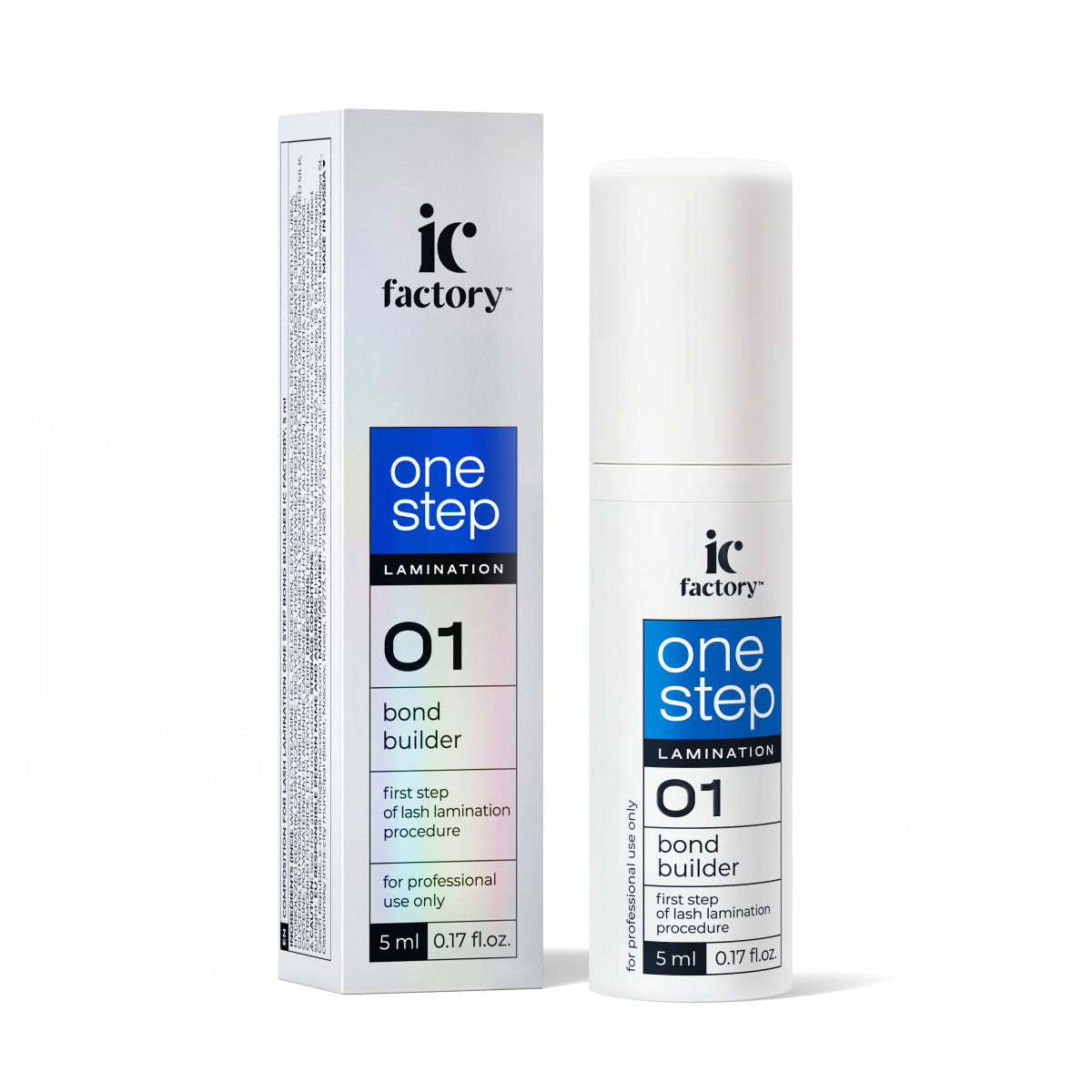 ONE STEP BOND BUILDER IC FACTORY - Composizione #1 per laminazione ciglia, 5 ml