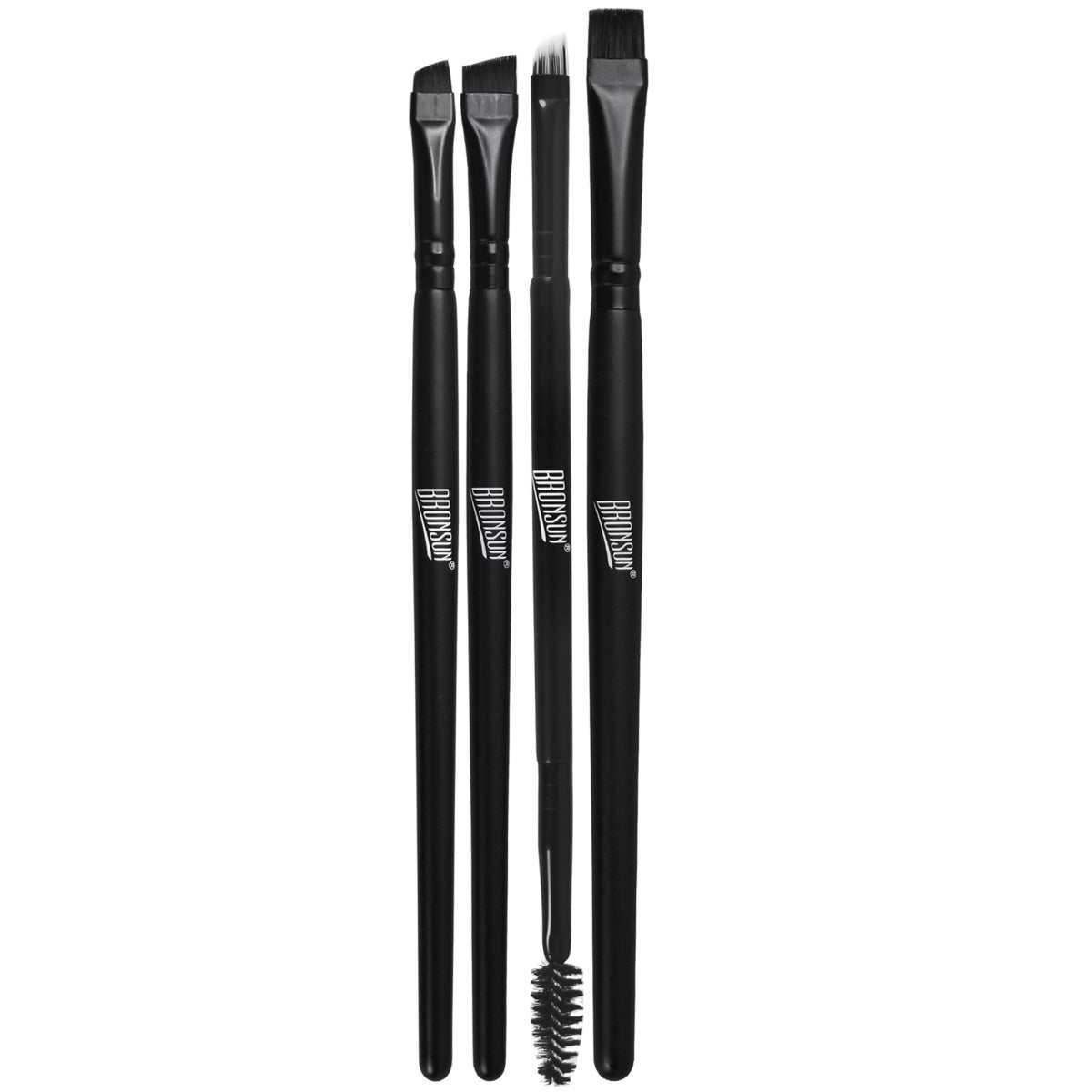 Set completo di 4 pennelli professionali per sopracciglia BRONSUN