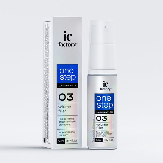 ONE STEP VOLUME FILLER IC FACTORY - Composizione #3 per laminazione ciglia, 5 ml
