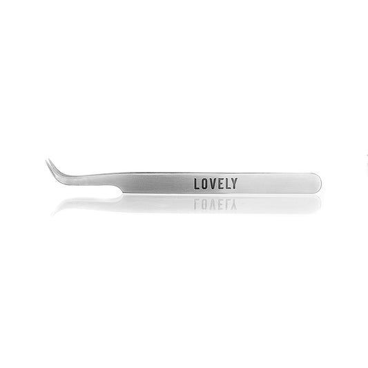 Pinzetta extension ciglia Lovely - Punta Curva "Soft" (EU)