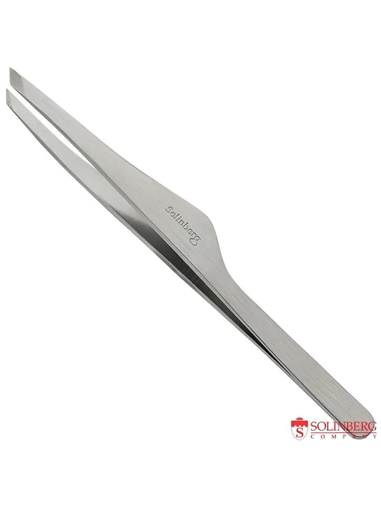Pinzetta per sopracciglia Solinberg G801z  - Obliqua / Affilatura manuale.