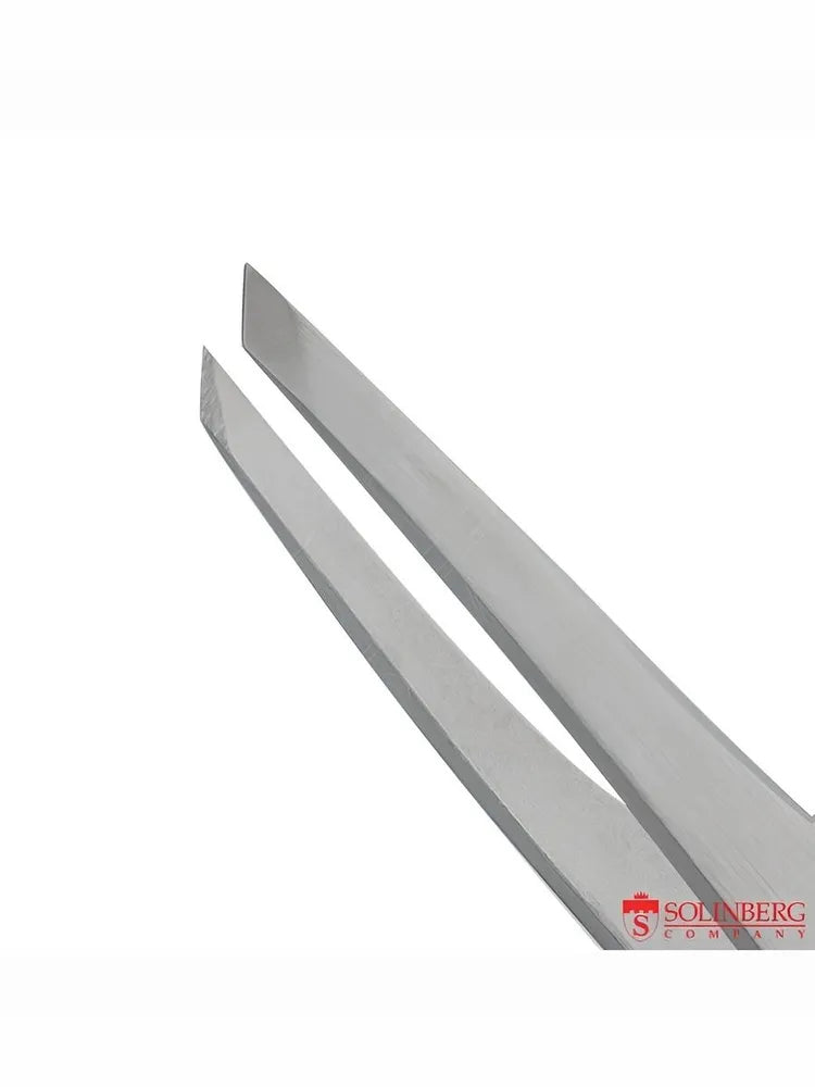 Pinzetta per sopracciglia Solinberg G801z  - Obliqua / Affilatura manuale.