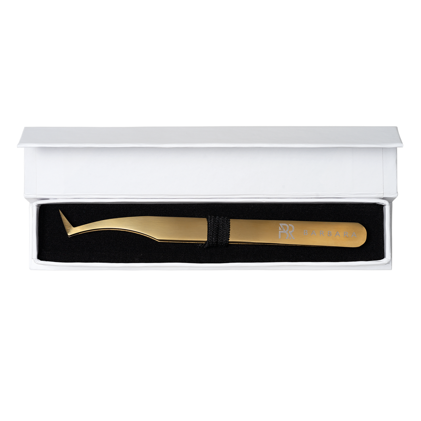 Ultra-Precise Tweezers Barbara Gold Touch Series — Boot Type (Diamond Coating)