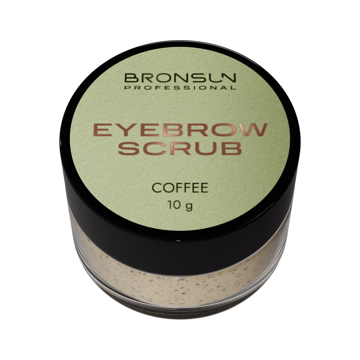 BRONSUN Kaffeepeeling für Augenbrauen, 10 g
