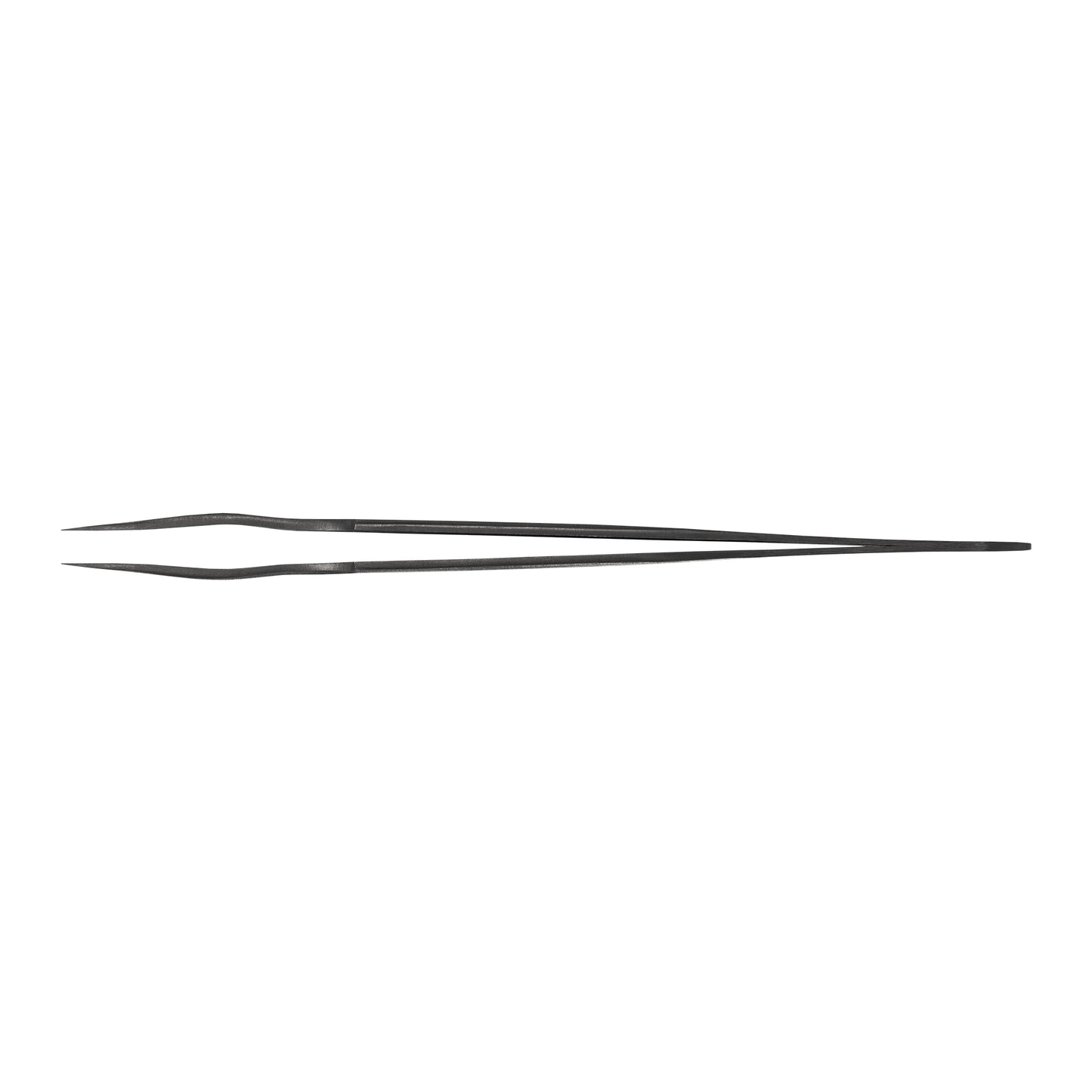 Pinzetta per Extension Ciglia Lovely "Elegant Grace" – Serie NanoFiber Black – Tipo Dritta con Curvatura