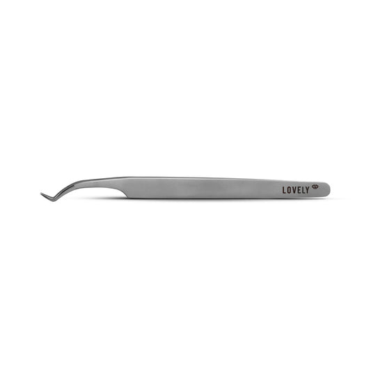 Pinzetta extension ciglia Lovely Diamond Edition - Tipo L 5 mm con Curvatura