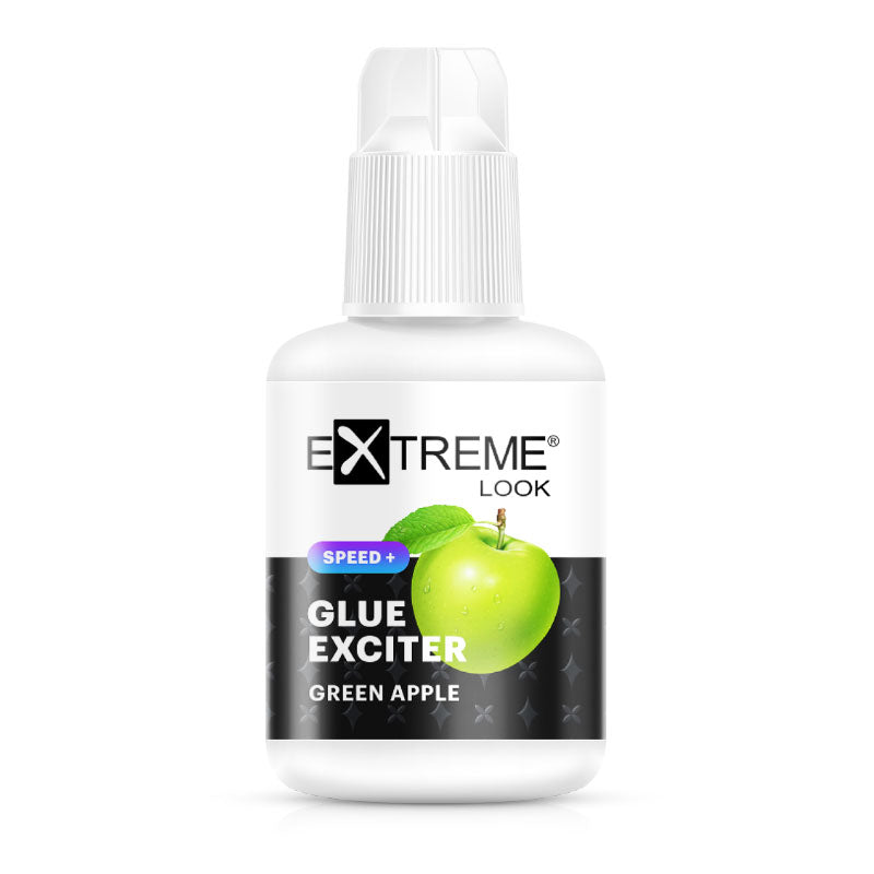 Flacone e scatola dell'acceleratore professionale per colla Apple Exciter Extreme Look per velocizzare l'asciugatura.