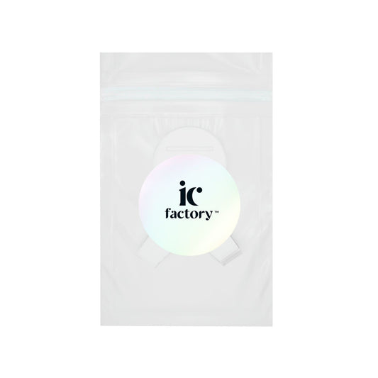 Confezione originale dell'applicatore professionale per laminazione ciglia IC FACTORY con logo visibile.