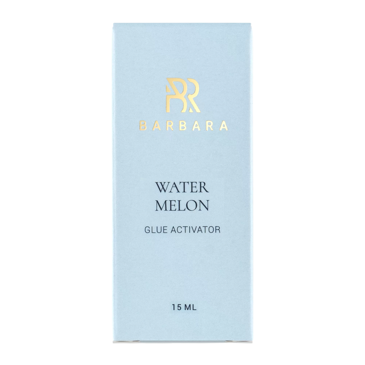 Packaging esterno dell'attivatore colla Barbara Water Melon con fragranza estiva al cocomero.