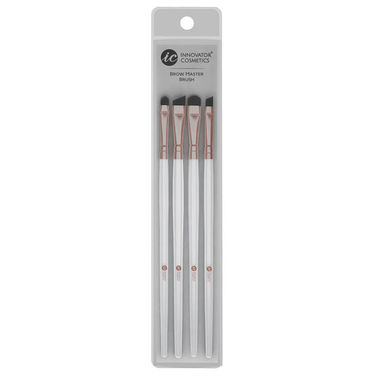 Set completo di 4 pennelli professionali per sopracciglia Innovator Cosmetics