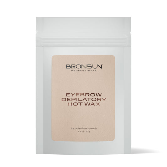 Cera depilatoria sopracciglia Bronsun film wax in granuli confezione