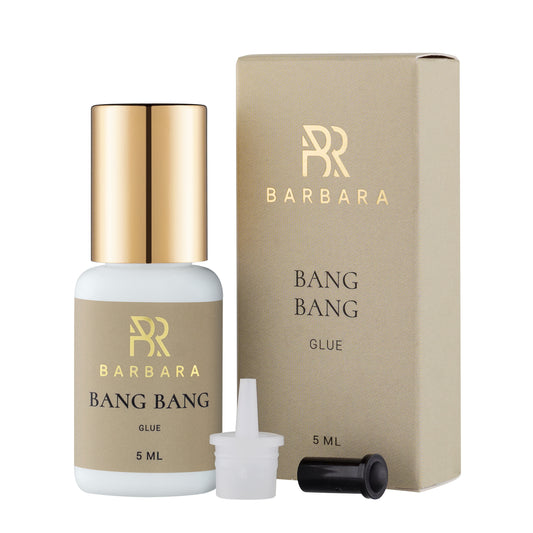 Colla Barbara Bang Bang 5ml per extension ciglia con scatola e beccuccio di ricambio