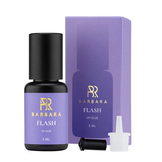 Colla UV extension ciglia Barbara FLASH 5ml con confezione e accessori