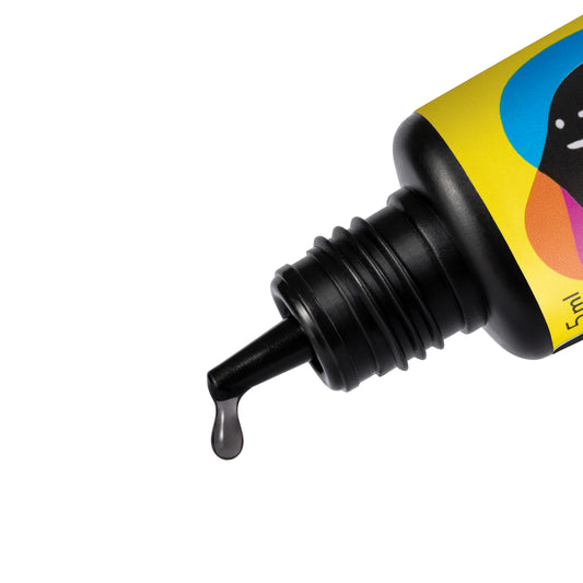 Texture colla UV LED per extension ciglia Rili Solar Black con erogatore di precisione