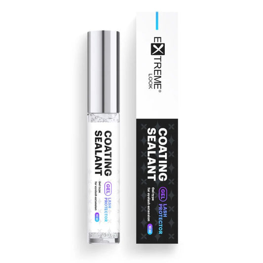 Flacone e confezione del sigillante in gel Coating Sealant per styling ed extension ciglia Extreme Look.