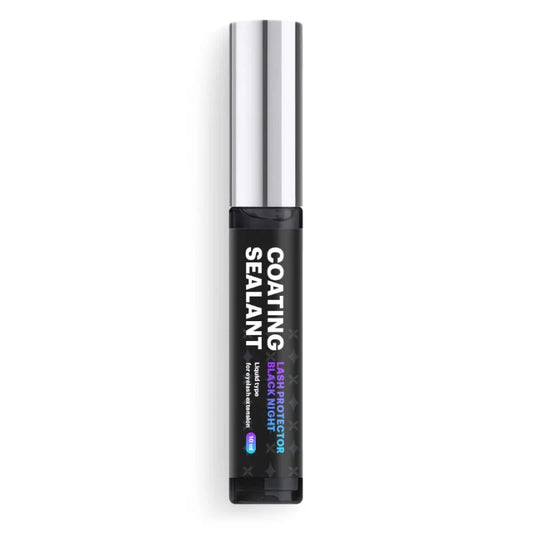 Flacone da 10 ml di fissante nero Coating Sealant Black Night per la cura e il mantenimento delle extension ciglia.