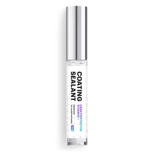 Flacone da 10 ml di fissante trasparente Coating Sealant Vitamin+ per la cura delle extension ciglia.