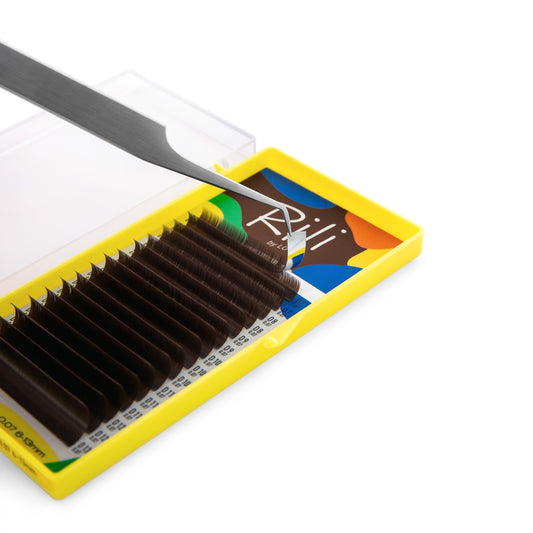 Extension Ciglia marroni Rili Choco - 16 linee MIX